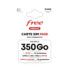 Carte SIM Prépayée Free Appel + SMS + MMS Ill | Smarty Paris